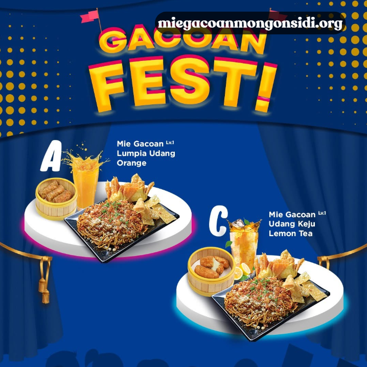 Gacoan Fest: Paket Hemat Mie Pedas Lengkap dengan Side Dish dan Minuman